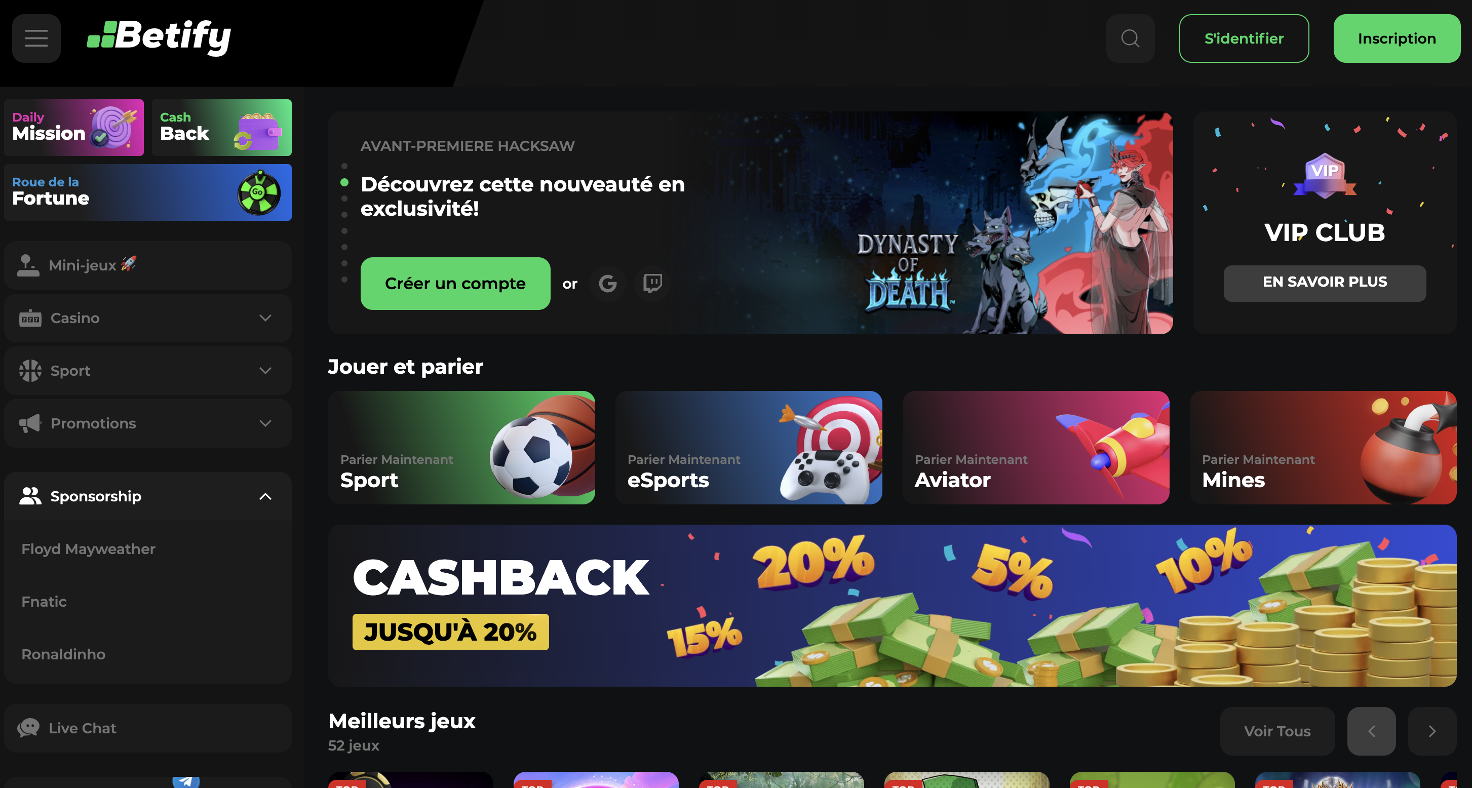 betify -- avantage après versement code bonus casino sans depot